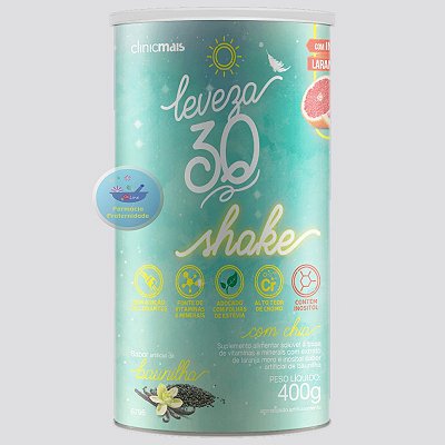 Shake Leveza 30 com Chia e Laranja Moro Sabor Baunilha 400 g