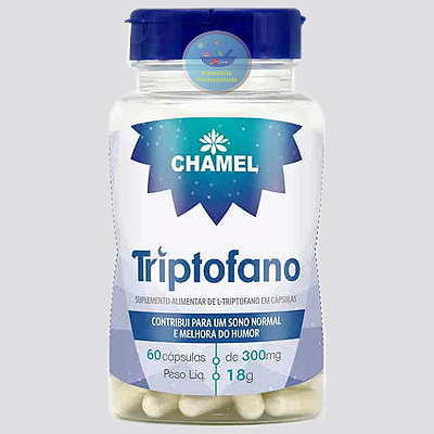 Triptofano 300 mg 60 Cápsulas