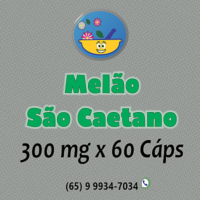 Melão São Caetano 300 mg 60 Cápsulas
