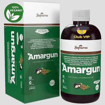 Amargun Chá Sabor Natural 240 ml