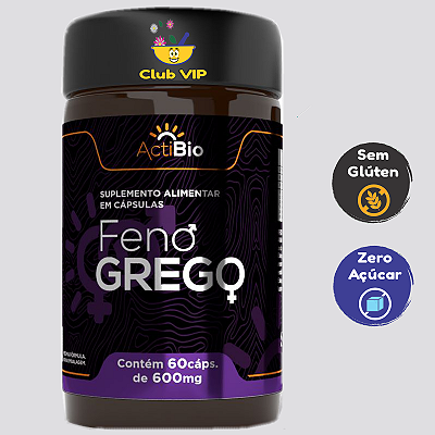 Feno Grego 600 mg 60 Cápsulas