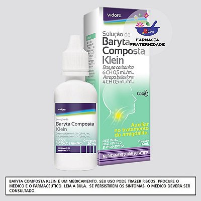 Solução de Baryta Composta Klein Gotas 30 ml