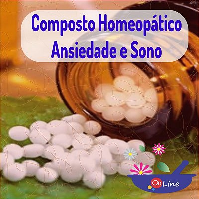 Composto Homeopático Ansiedade e Sono 24g.