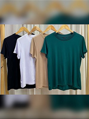 T- Shirt Retilínea Enfim Malwee