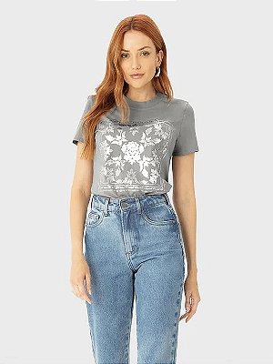 T-Shirt Brilho Chumbo Enfim Malwee