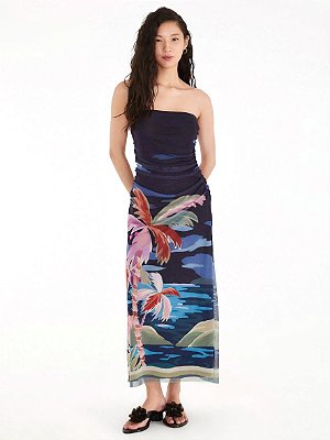 Vestido Tule Luar Farm