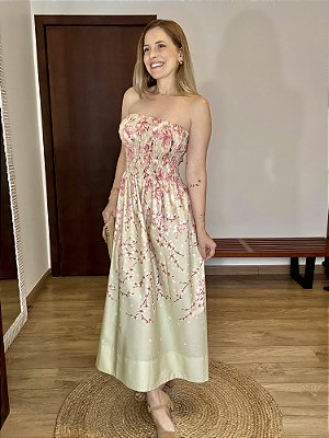 Vestido Flor de Cerejeira Farm