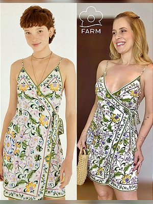 Vestido Azulejaria Farm