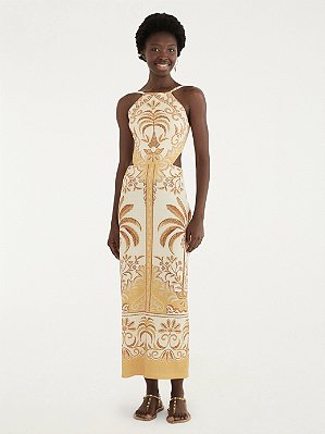 Vestido Paisagem Tropical Import Farm