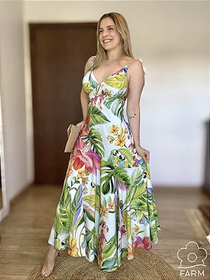 Vestido Canto dos Pássaros Farm
