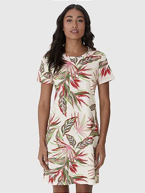 Vestido Folhagem Malwee