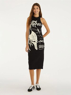 Vestido Rib Tucano Praia Farm