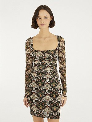 Vestido Tule Andorinha Farm