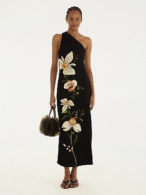 Vestido Ombro Só Selva de Flor Farm