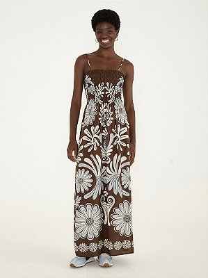 Vestido Cropped Coletânea Tropical Farm