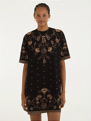 Vestido T-Shirt Sonho de Concha Farm