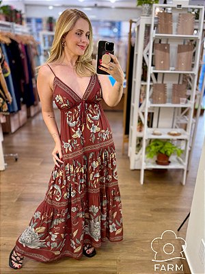 Vestido Retrópico Farm