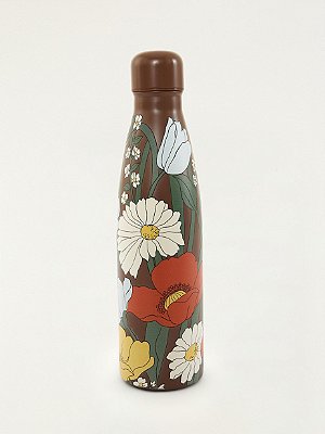 Garrafa Glub Glub 500ml Floral Bucólico Farm
