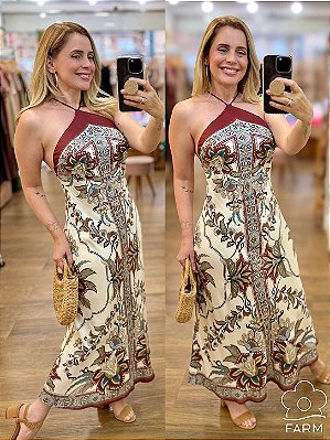 Vestido Jardim Majestoso Farm