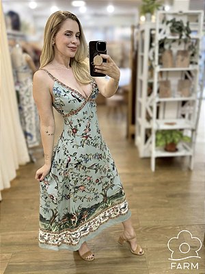 Vestido Canto de Pássaro Farm