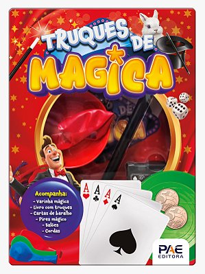 Livro Truques de mágica - Vermelho