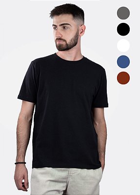 PACK 5 Camisetas básicas (Preta, Branca, Azul, Cinza e Bôrdo) ⭐⭐⭐⭐