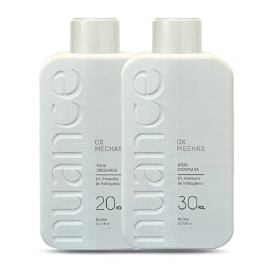 Kit Agua Oxigenada com 2 und 900 ml Nuance