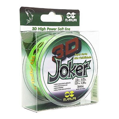Linha Maruri Joker 3D 300m Verde - 0.28mm