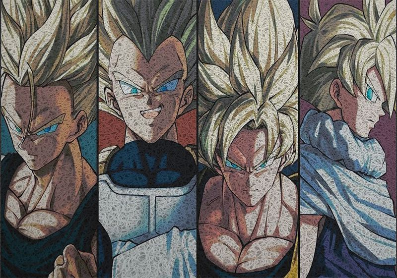 Capacho Desenho Dragon Ball Z Super Transformação 