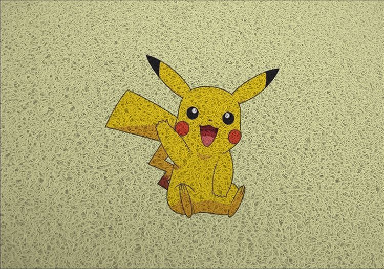 Capacho Pikachu Desenho Pokémon Lavável 60x40cm em Promoção na Americanas