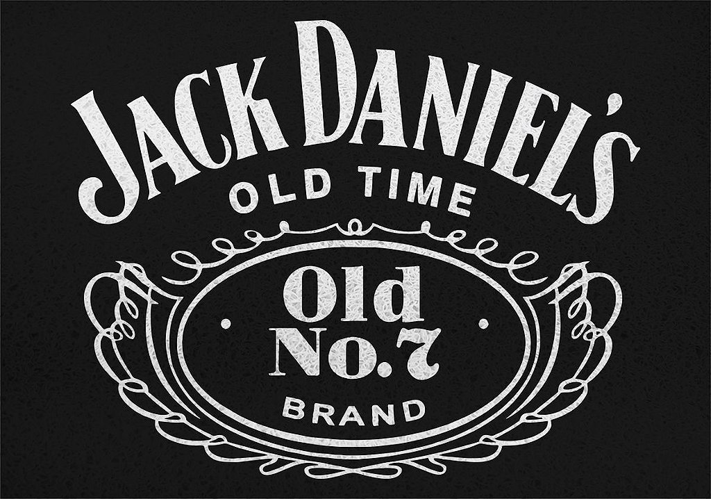 Capacho Bebida - Jack Daniel's Fundo Preto - www.capacheria.com.br