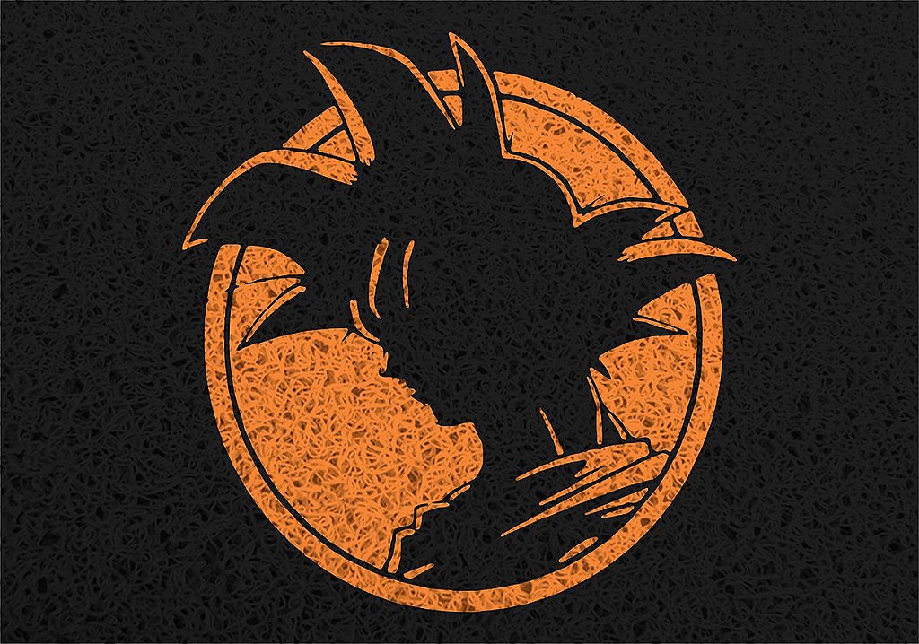 Capacho Desenho - Dragon Ball Goku Evolução 