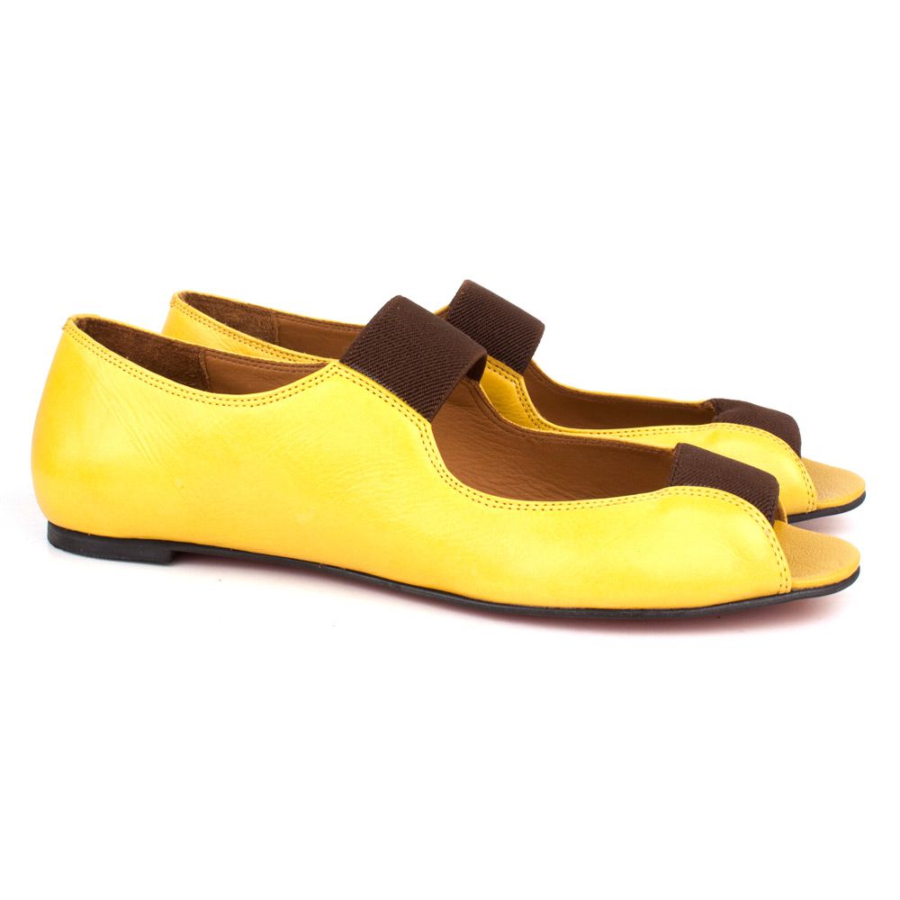 sapato feminino amarelo