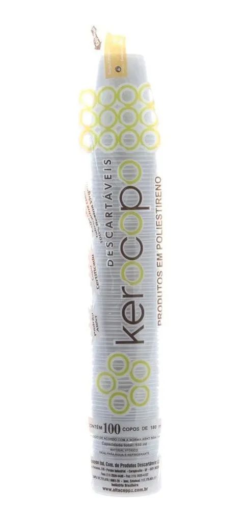 coppoページ Copo Descartável em PP para Água 180ml Verde Green Ecocoppo