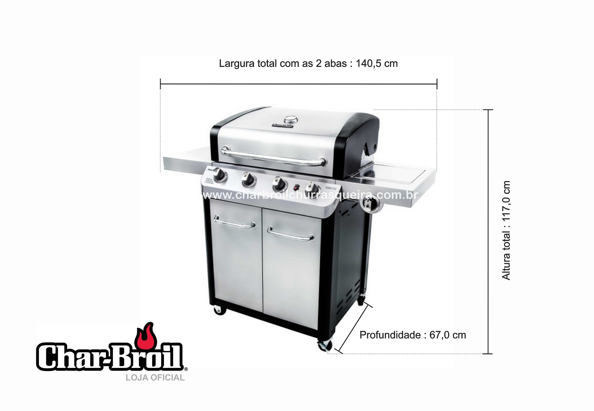 Char-Broil Gas2Coal - Híbrida