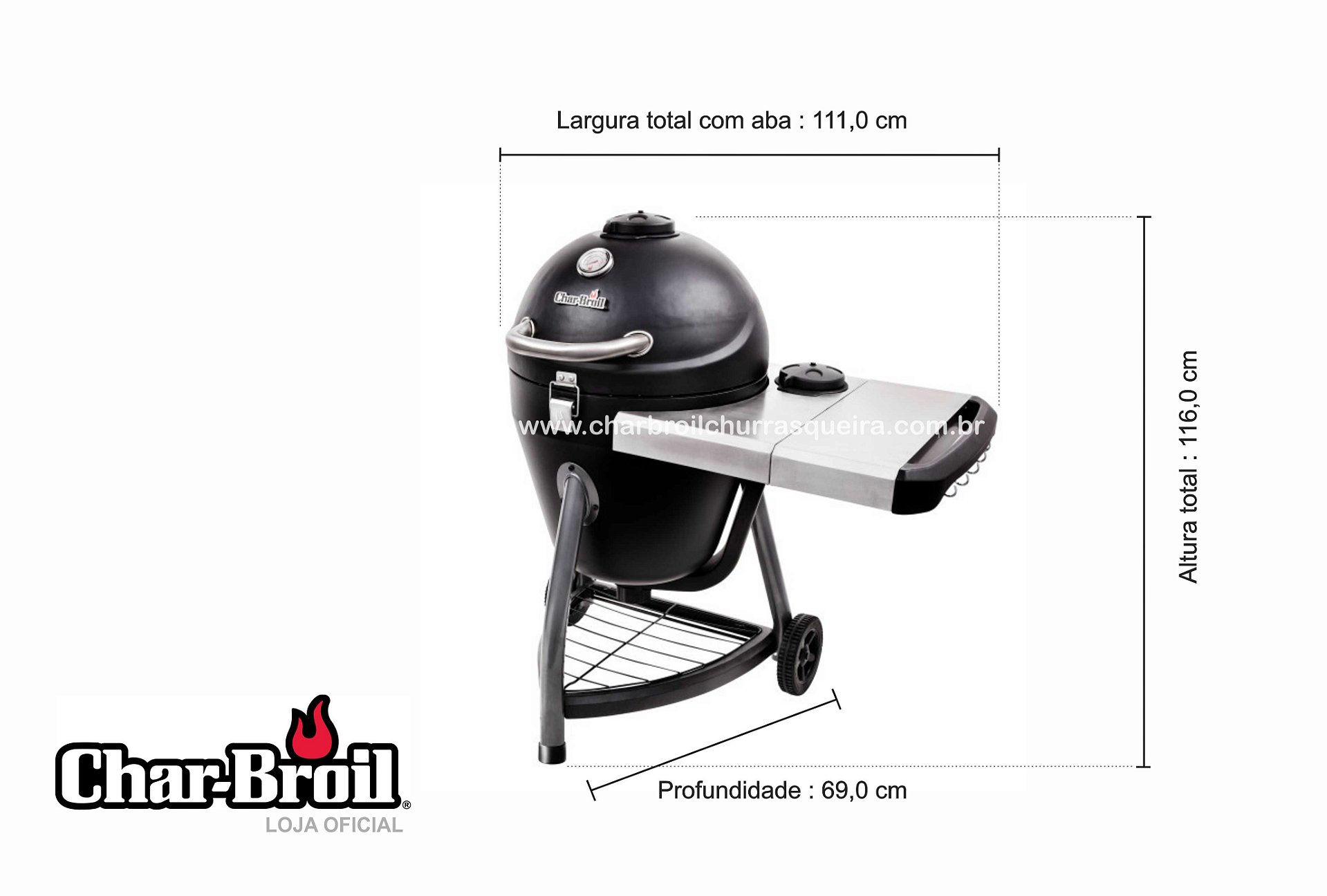 Char-Broil Gas2Coal - Híbrida