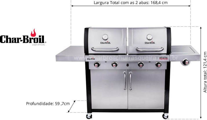 Char-Broil Gas2Coal - Híbrida