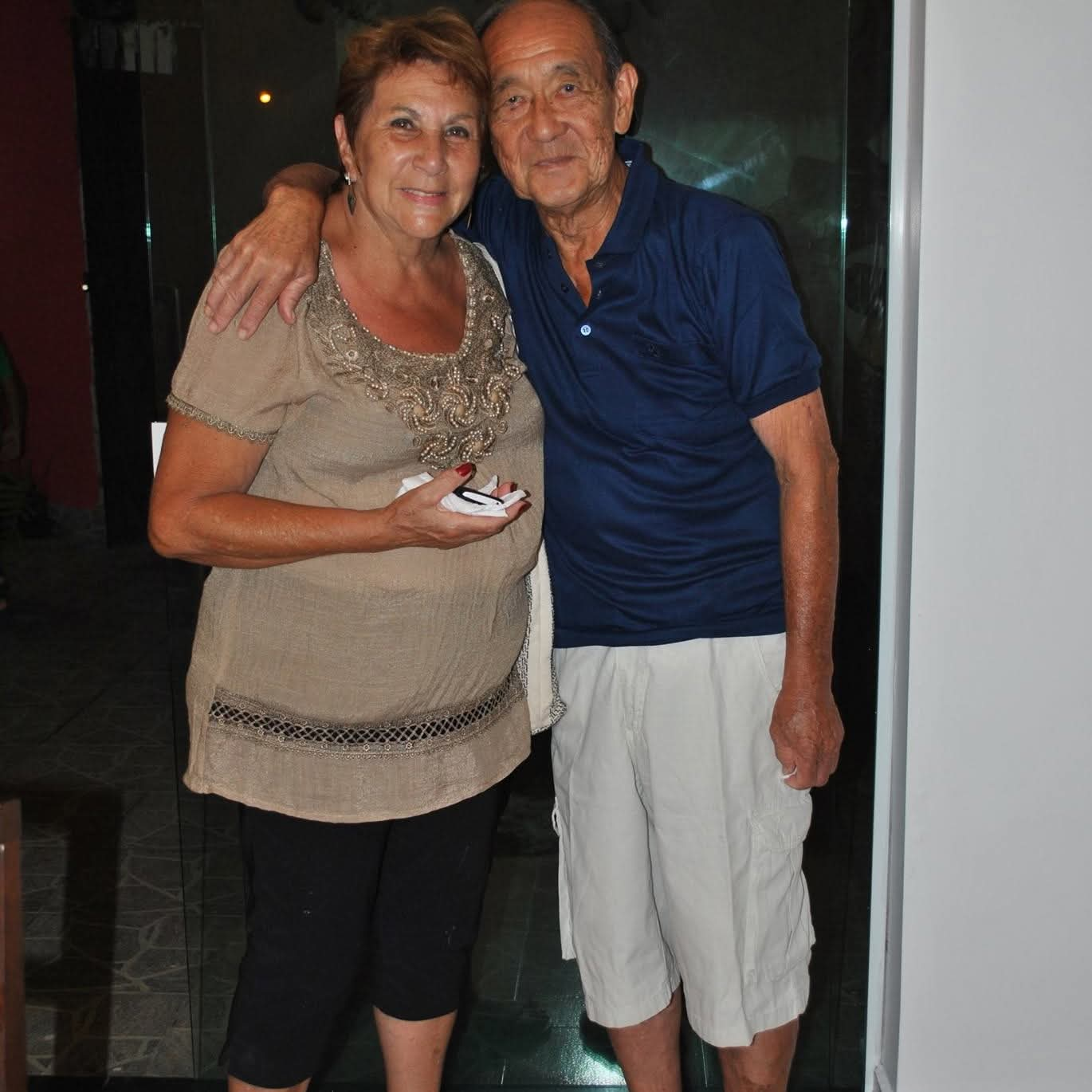 Takenobu Tsuji e Márcia Aparecida Tsuji, fundadores da história da Flora Quitéria