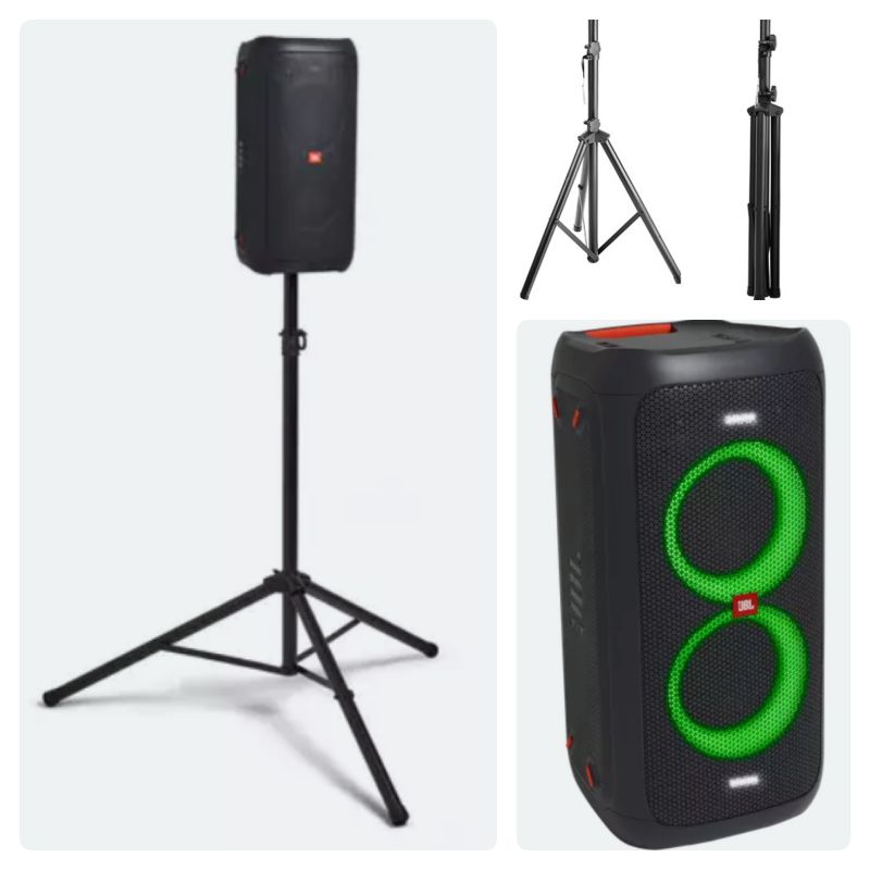 Caixa De Som Jbl Party Box 100 Bluetooth + Tripé 1,80m - SAID Som