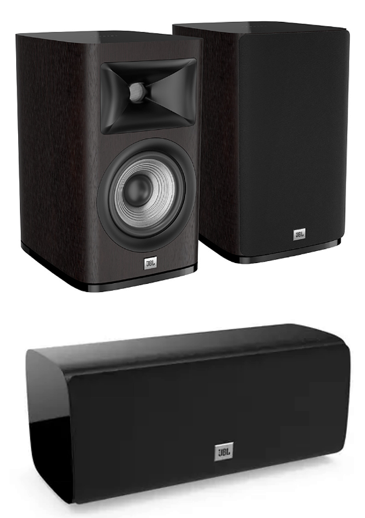 Jbl Studio 620 Par de caixas acústicas Bookshelf para Home Theater