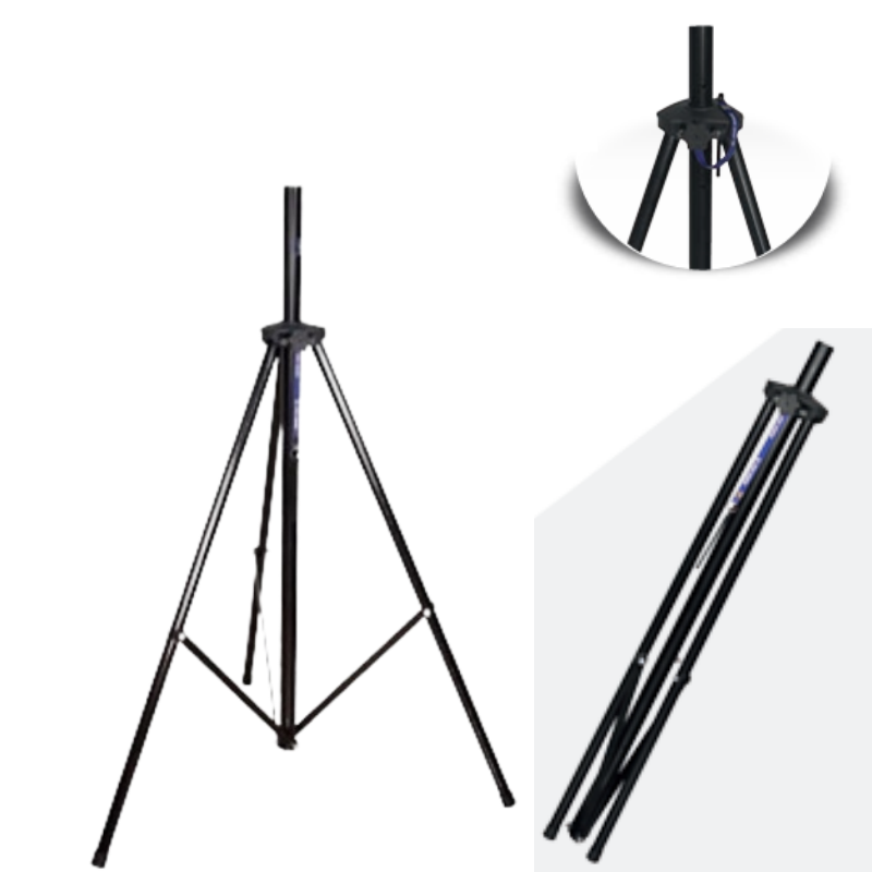 Pedestal Tripé Caixa Acústica Suporta 45kg Altura Máx 1,82m - SAID
