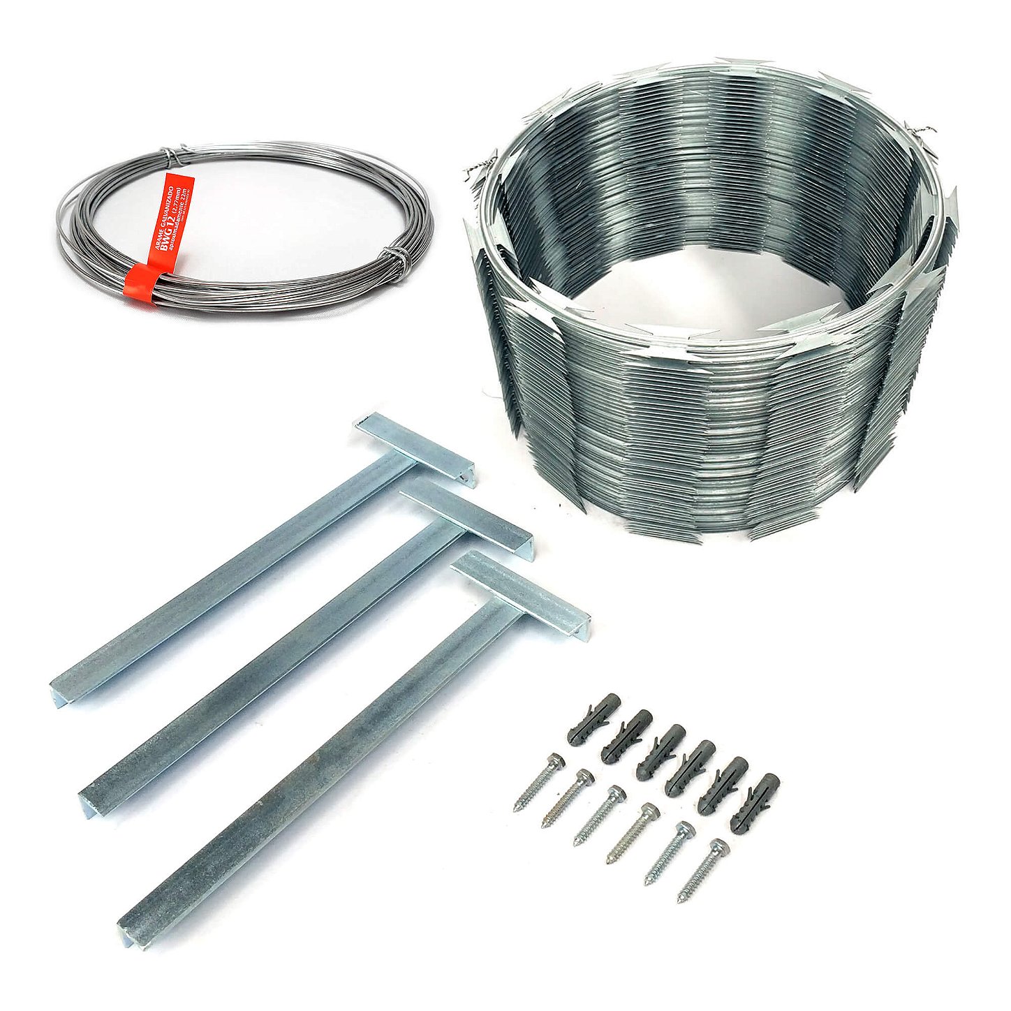 Kit Concertina de Aço 30cm Casa das Cercas