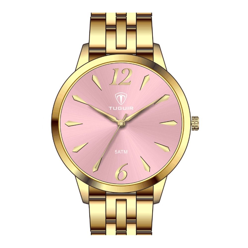 Kit Relógio Feminino Tuguir Analógico TG141 - Dourado e Rosa com Brinde -  ShopDesconto - Aqui você sempre tem desconto. Relógios de Pulso Analógicos,  Digitais, Anadigi e Smart Watch.