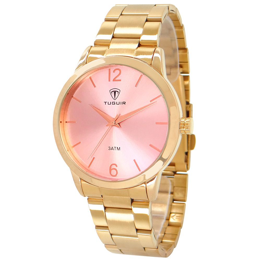 Kit Relógio Feminino Tuguir Analógico TG112 Dourado com Brinde -  ShopDesconto - Aqui você sempre tem desconto. Relógios de Pulso Analógicos,  Digitais, Anadigi e Smart Watch.