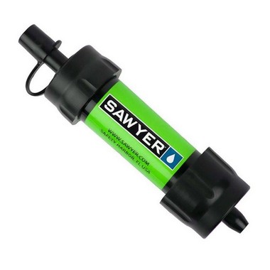 Filtro de gua Porttil Purificador Mini Sawyer Verde