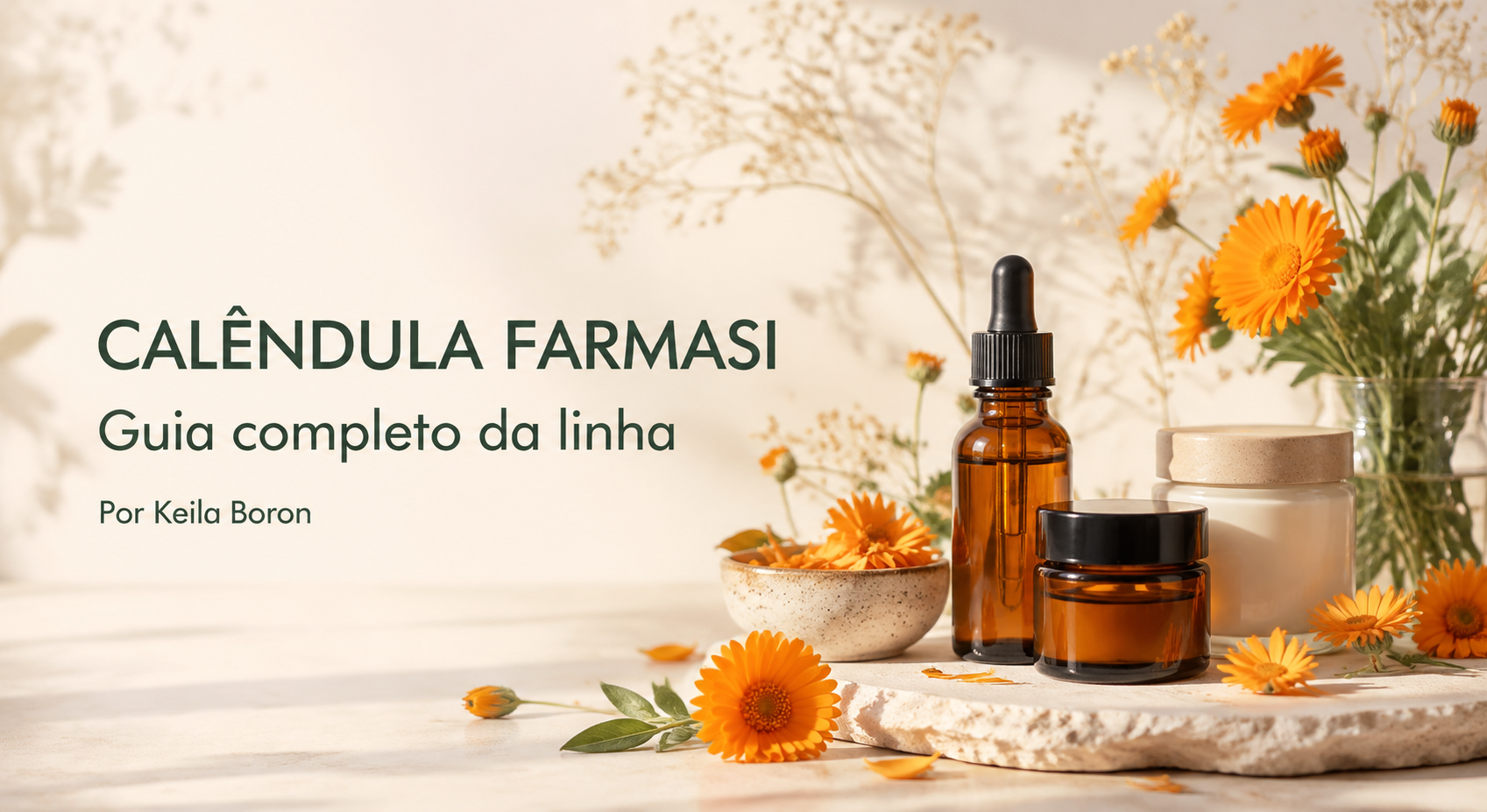 Guia completo da linha Calêndula Farmasi por Keila Boron
