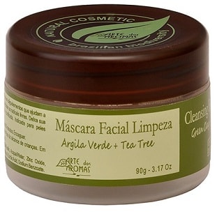 Máscara de Argila Verde Arte dos Aromas - Pele Oleosa - 90g