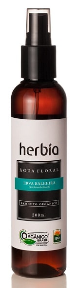 Água Floral - Hidrolato Orgânico de Erva Baleeira Herbia 200ml