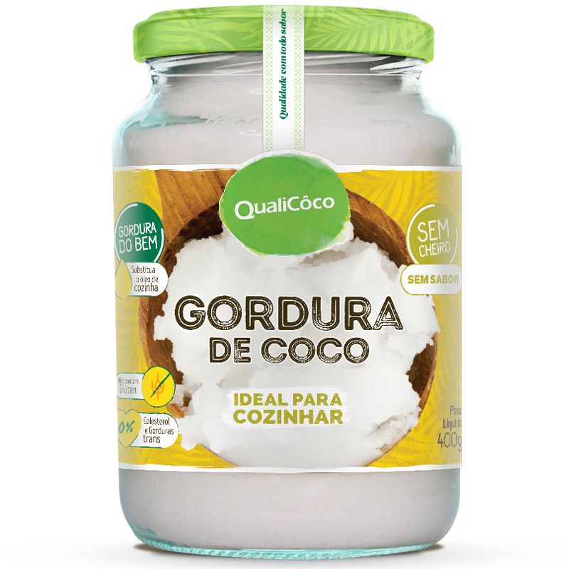 Gordura de Coco Pote 400g Qualicôco - Edin