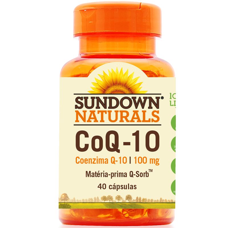 Coenzima Q10 100mg Sundown 40 cápsulas - Edin